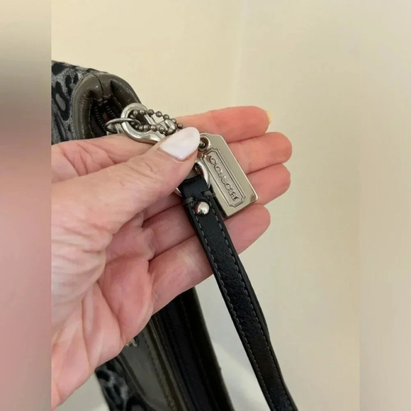 Coach Madison Ocelot Leopard Print Wristlet - Picture 4 of 4